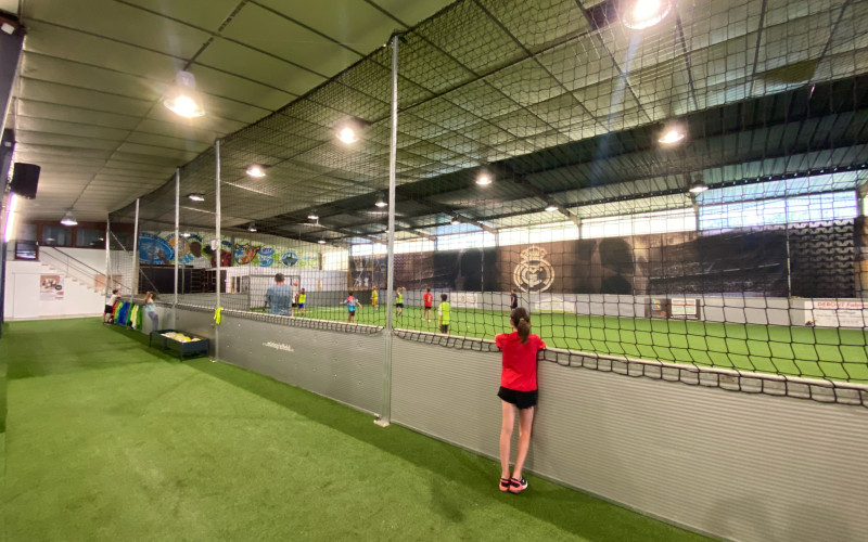 Le terrain indoor 5 contre 5 lors d'une anniversaire